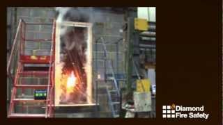 Diamond Fire Safety refurbished fire door test 30 minute test [upl. by Kutzenco641]