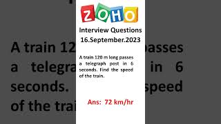 Zoho Interview questions for software developer 2023  exam question paper freshers and experienced [upl. by Aicarg431]