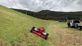 Agria LT9600 Dam Wall Demo Snowy Mountains [upl. by Acenom]