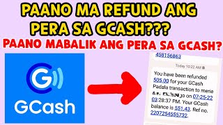 Paano ma refund ang pera sa GCash Maling tao napadalhan mo no problem [upl. by Nicolau]