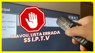 SS IPTV TRAVANDO COMO RESOLVER [upl. by Herwin401]