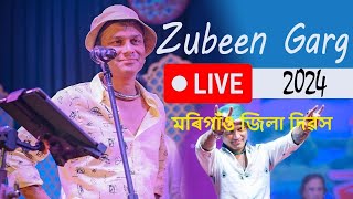 Zubeen Garg live performance at Morigaon Zilla Diwas 2024  Morigaon Khirod baruah Stadium [upl. by Floss]