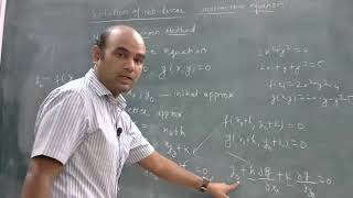 Solution of Non Linear Simultaneous EquationNewton Raphson Method [upl. by Boys]