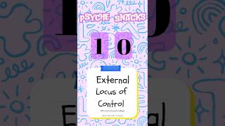 Day 1030 Psyche Snacks series 🧠🍿 External locus of control  True Success [upl. by Alia]