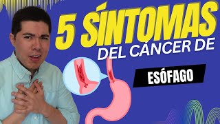 5 Síntomas de cáncer de esófago  Te salvará la vida saberlos [upl. by Omiseno8]