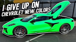 Chevrolet released the 2025 C8 Colors they made a HUGE Mistake Good Bad and the Ugly [upl. by Canon]