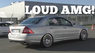 615HP Mercedes C55 AMG SUPERCHARGED SOUNDS [upl. by Abibah]