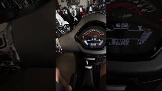 How to set the clock and settings on a 2023 Vespa GTS 300 HPE2 with the analog speedometer [upl. by Hennie558]