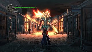 Devil May Cry 4  Nero Vs Berial Boss Fight  La Porte de LEnfer [upl. by Nwahsauq]