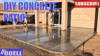 How to Pour a Backyard Concrete Patio Extension [upl. by Nodanrb957]