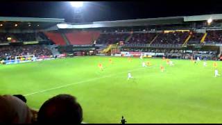 Kari Arnason goal Dundee Utd v Aberdeen 2nd Jan 2012 [upl. by Sewoll411]