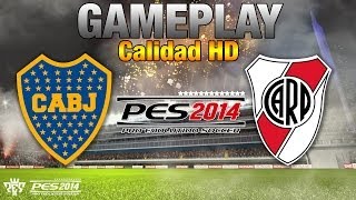 PES2014  Boca Juniors  River Plate  FULL GAMEPLAY HD  PS3 [upl. by Viguerie]