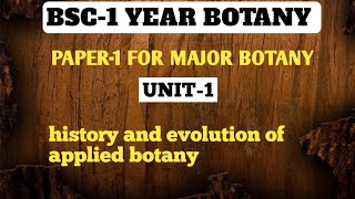 applied botany bsc 1st yeardiscuss the objectives and important of applied botany bsc1styearexam [upl. by Charles111]