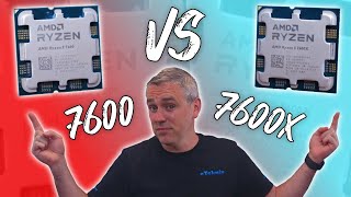 Ryzen 5 7600 Vs Ryzen 5 7600X 42 Game Benchmark  1080p 1440p amp 4K [upl. by Cannell]