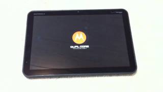 Motorola XOOMMZ600 Android 30 Honeycomb Tablet Boot [upl. by Meehahs]