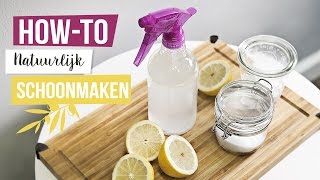 Howto schoonmaken met natuurlijke ingrediënten  Westwing [upl. by Enedan744]