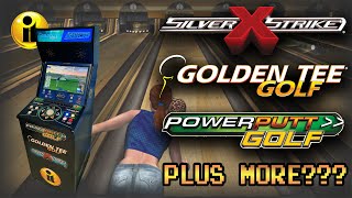 GOLDEN TEE amp SILVER STRIKE BOWLING ARCADE COMBO Plus More [upl. by Idnerb]