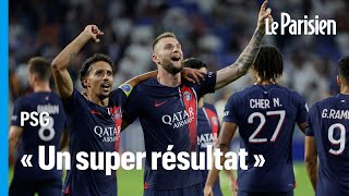 LyonPSG 14  «Du plaisir avec cet effectif et cette philosophie de jeu » lance Marquinhos [upl. by Nivaj]