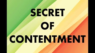 Philippians 41013 \ Secret of Contentment Tagalog Preaching [upl. by Strain]