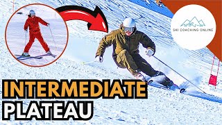 Intermediate ski tips  How to link turns skiing  How to parallel ski better [upl. by Ediva]