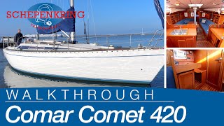 Comar Comet 420 for sale  Yacht Walkthrough   Schepenkring Lelystad  4K [upl. by Nuris286]