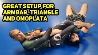 Great Setup for Armbar  Triangle  Omoplata [upl. by Aikan]