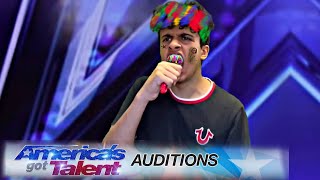 Kid Screams 6IX9INE GOOBA On Americas Got Talent [upl. by Bray925]