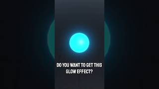 Make a Unity3D Glow Effect in 30 seconds unity gamedev [upl. by Adidnere]