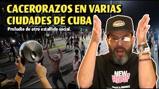 Cacerolazos en varias ciudades de Cuba preludio de otro estallido social [upl. by Camden554]