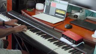 Nihada Mawathe by Rookantha Gunathilaka  නිහඩ මාවතේ Piano cover [upl. by Cohdwell]