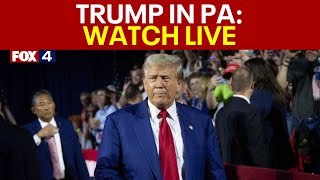 LIVE Trump Rally in Pennsylvania  FOX 4 News [upl. by Nnyrb186]