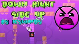 quotDown Right Side Upquot by IcyWindy All Coins  Geometry Dash [upl. by Sorcim416]