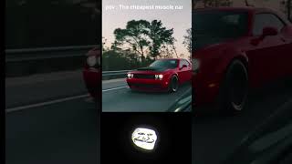 Dodge SRT ☠️💀American cheapest muscle carshort viral tranding [upl. by Accebber927]