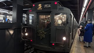 Day One Roundtrip RFW Ride on the 1930s R19 quotArninesquot Holiday Train from 96th Street to 2nd Avenue [upl. by Odraode]