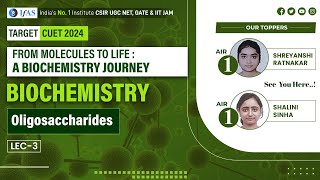 Basics Of Oligosaccharides  Biochemistry CUET PG 2024  L3 [upl. by Nairb]