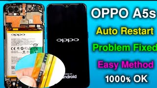 Oppo A5s Restart Problem 100 Solution watch video [upl. by Yekciv]