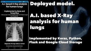 AI project with Flask Deployed Keras model  Google Cloud Jupyter Notebook to Web application [upl. by Sorel]