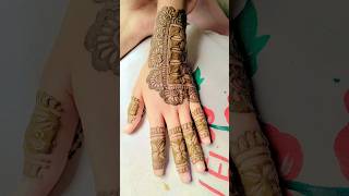 Simple letest mehndi design 🥰mehndi henna design youtube easy mehndi design shorts [upl. by Deehahs]