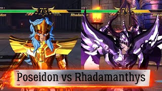 English sub Saint Seiya Soldiers Soul  Poseidon vs Rhadamanthys 5 Round [upl. by Alurd860]