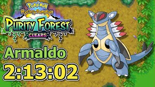 Armaldo 21302  Purity Forest Clears 160386  Pokemon Mystery Dungeon Blue Rescue Team [upl. by Wanyen]