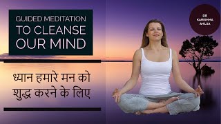 Healing Guided Meditation to Cleanse the mind in hindi I Dr Karishma Ahuja [upl. by Nylegna]