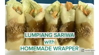 LUMPIANG SARIWA wHOMEMADE WRAPPER ❤️29 [upl. by Lletnahs]