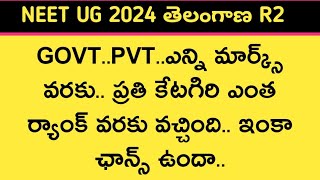 Neet UG 2024 Telangana government and private medical colleges cut off marks  Neet hunt  neet 2024 [upl. by Yenobe55]