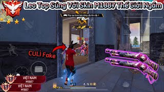 Free Fire Leo Top Súng Bằng “M1887 Thế Giới Ngầm” Bo Cuối Gánh Team Thế Giới Quá Căng [upl. by Nylinej]