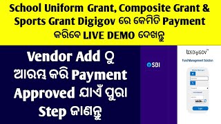 Digigov Uniform Vendor Payment Step By Step Process Live Demo How To Pay Vendor In Digigov Digigov [upl. by Sutelc]