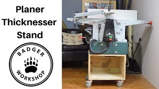 Planer Thicknesser Stand [upl. by Nnaeirb]