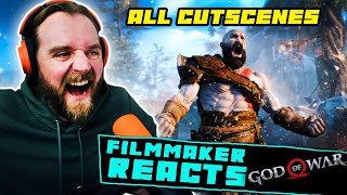 FILMMAKER REACTS GOD OF WAR 2018  ALL CUTSCENES  PART 2  BOY LISTEN CLOSE [upl. by Duwe]