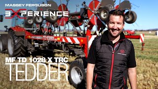 MF TD 1028 X TRC Tedder [upl. by Wesa]