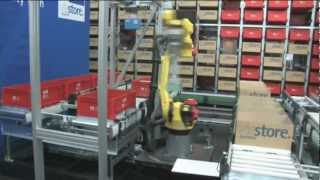 Vollautomatisches Kommissioniersystem viapick  Fullyautomatic picking system viapick [upl. by Grimaud]