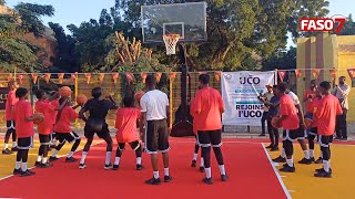 Université Joseph KIZERBO IamGold Essakane et Giants of Africa rénovent le terrain de basketball [upl. by Assiled]